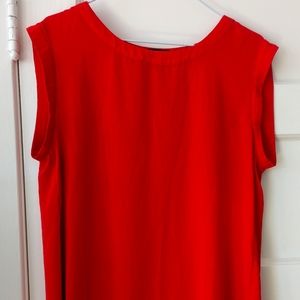 J Crew Crepe Tank (Coral)